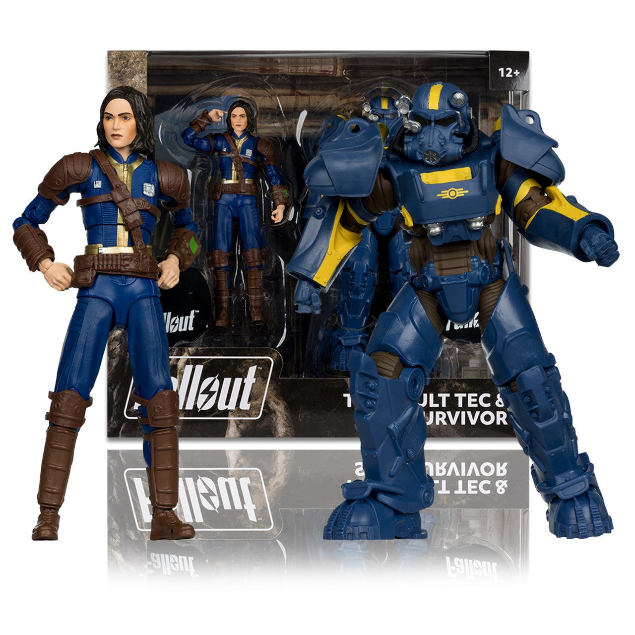 McFarlane Toys - fallout -  vault-tec T-60 and sole survivor